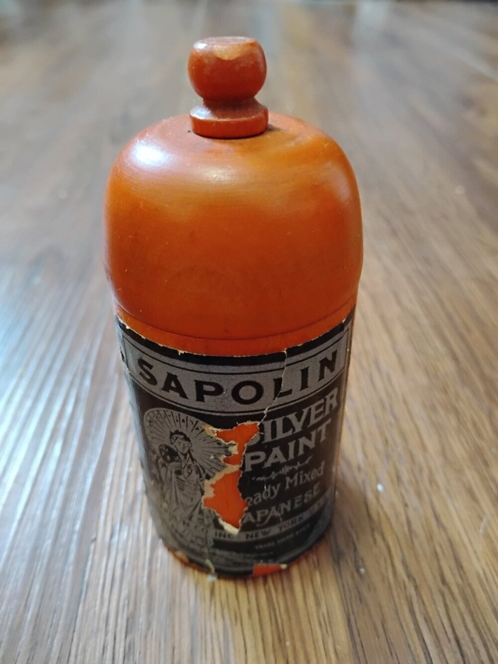 Vintage Sapolin Silver Paint